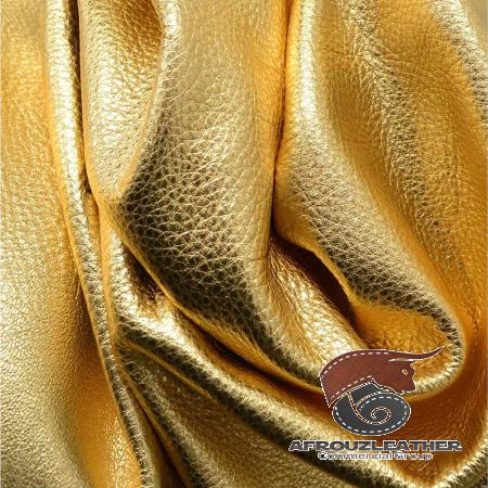 Cowhide Gold Leather Wholesale